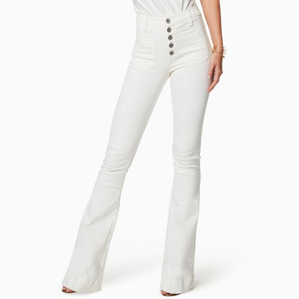 Ramy Brook Cindy High Rise Jeans in White